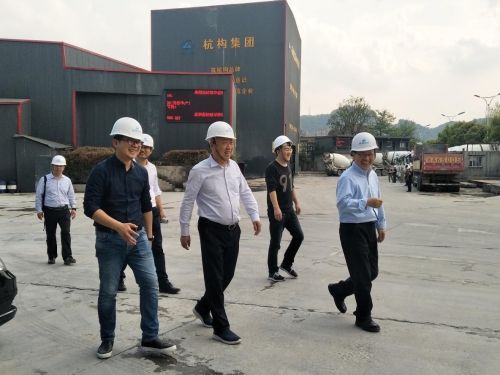 【管理纵横】抢抓机遇 放眼未来 ——欧博ABG集团董事长来连毛赴杭构?砼二分公司视察指导工作